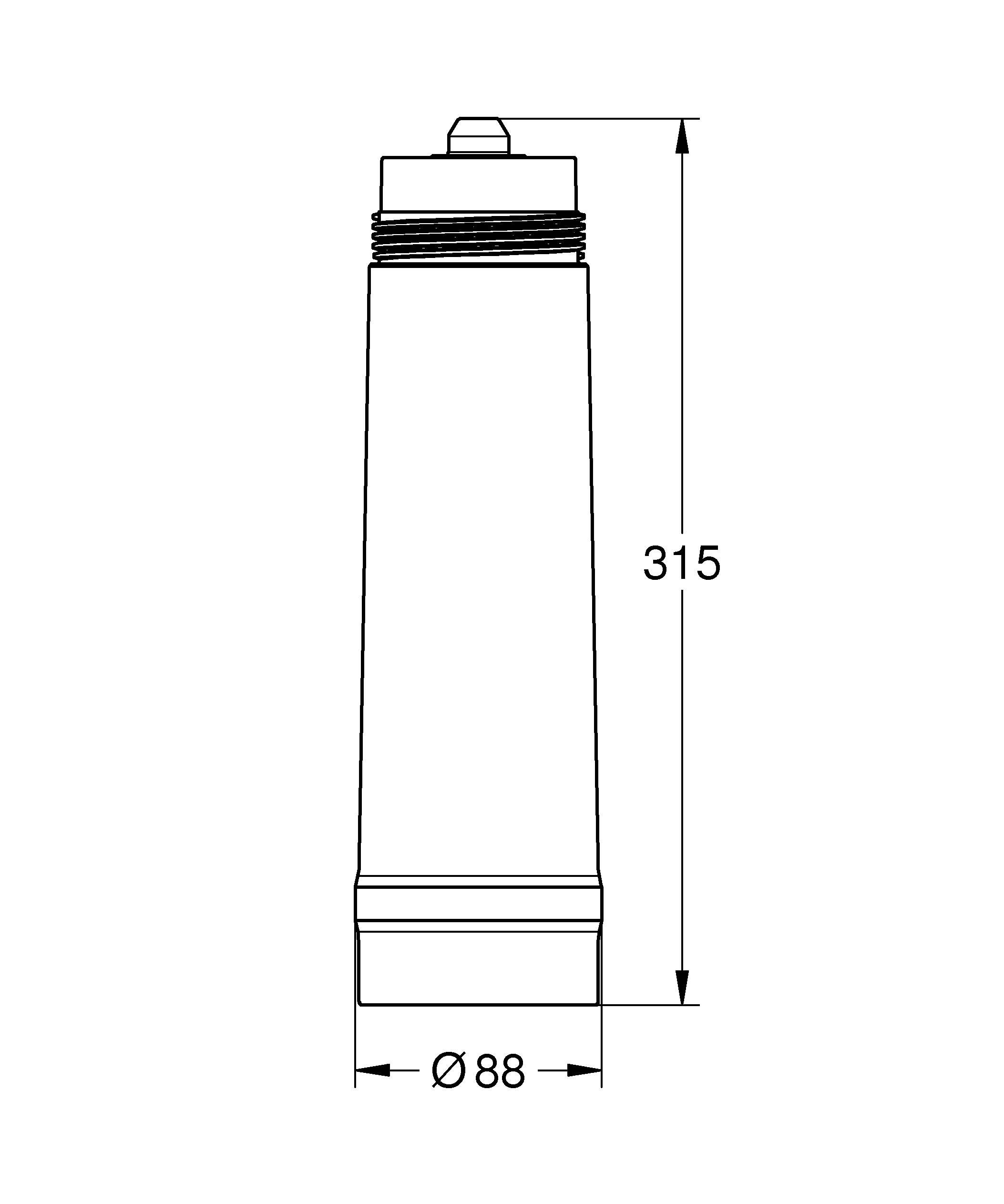 Фильтр для GROHE Blue и GROHE Red, M-Size, 1500 л., (40430001) Фильтр для GROHE Blue и GROHE Red, M-Size, 1500 л., (40430001)