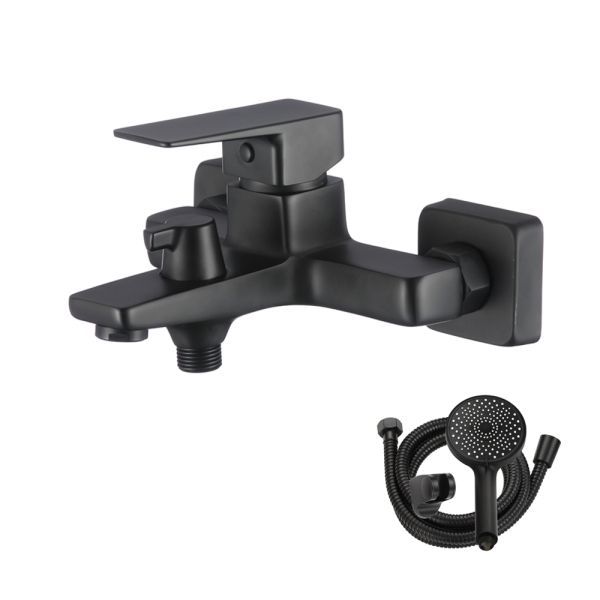 Смеситель для ванны WesnaArt NARCIS NAR06-310BL-25201, черный