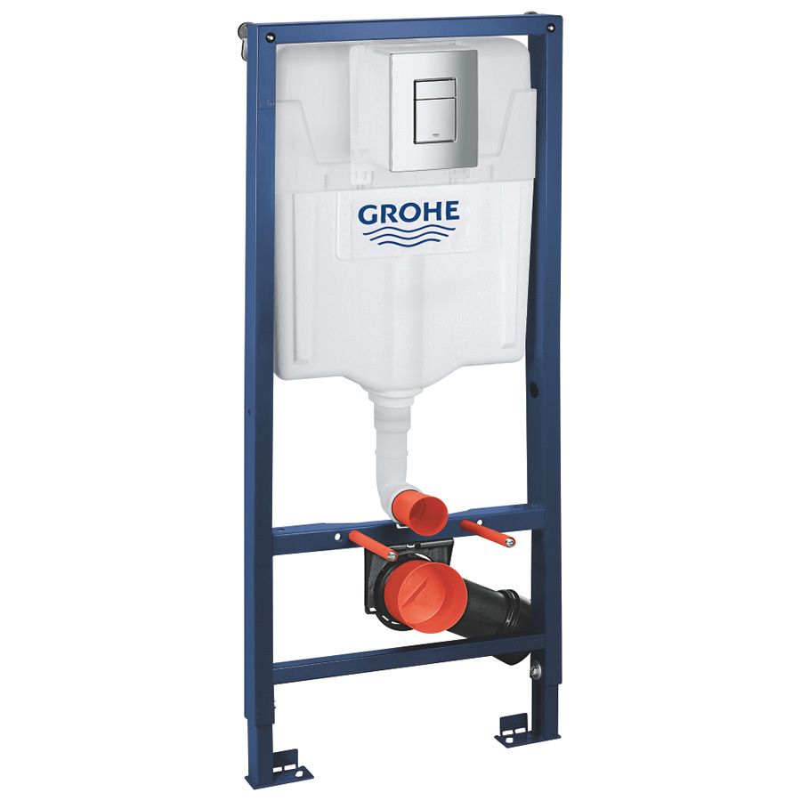 Комплект инсталляция и унитаз подвесной безободковый GROHE 39184001 Комплект инсталляция и унитаз подвесной безободковый GROHE 39184001