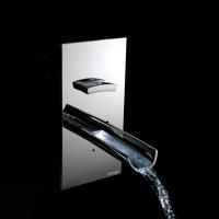 Bongio Acquaviva luce Встраиваемый смеситель для раковины с подсветкой, излив 220 мм, цвет хром