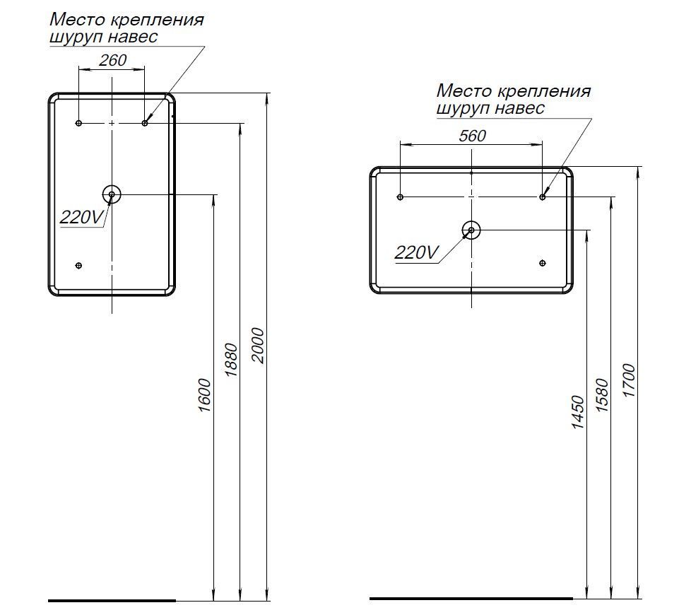 Зеркало Aquanet Ирис 50 с подсветкой LED Зеркало Aquanet Ирис 50 с подсветкой LED