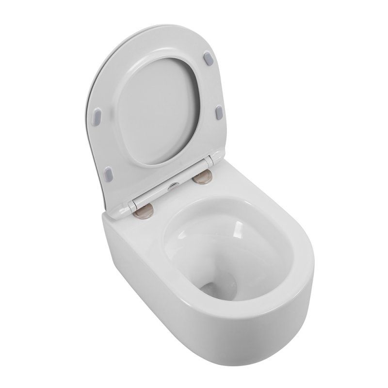 Унитаз подвесной безободковый со смывом TORNADO BelBagno SOFT-TOR Унитаз подвесной безободковый со смывом TORNADO BelBagno SOFT-TOR