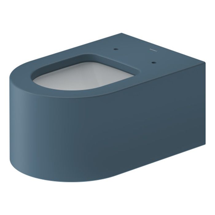 Duravit  Millio Унитаз подвесной  декор &quot;Smooth&quot;  370х570 мм, крепление в компл.,цвет синий матовый