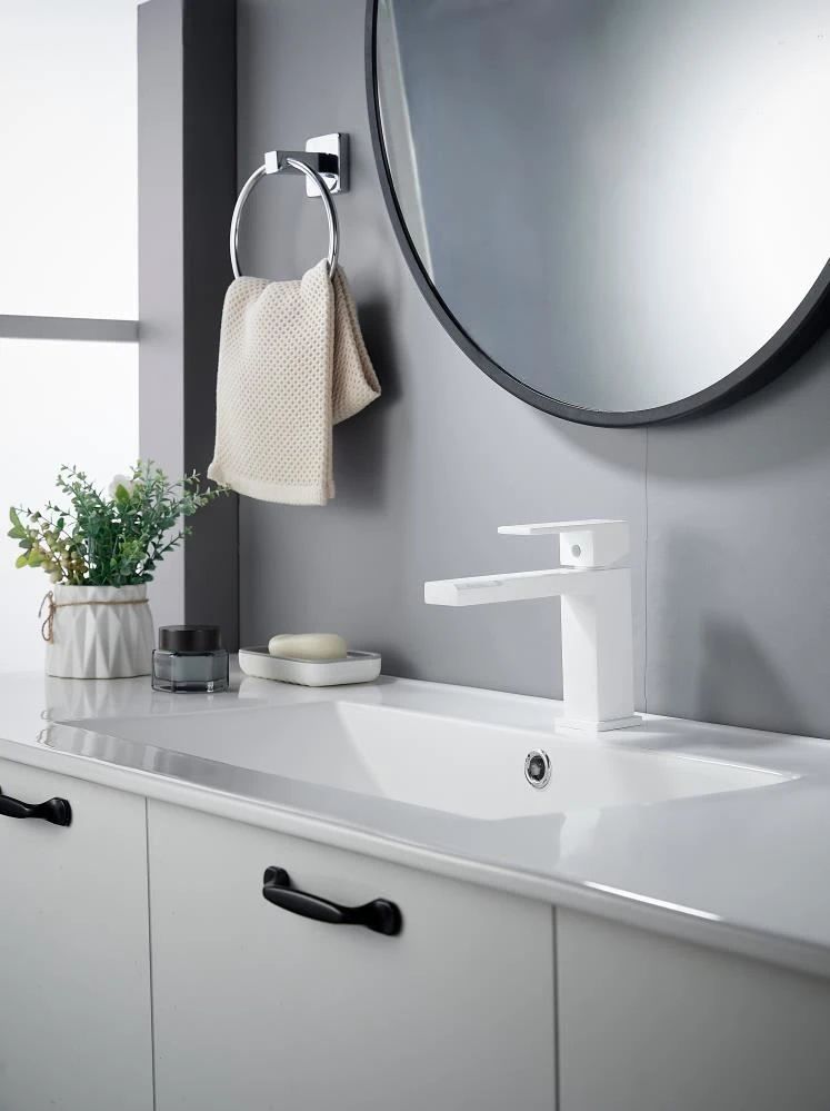 Cмеситель для раковины Knotlor KN-20/WY, белый