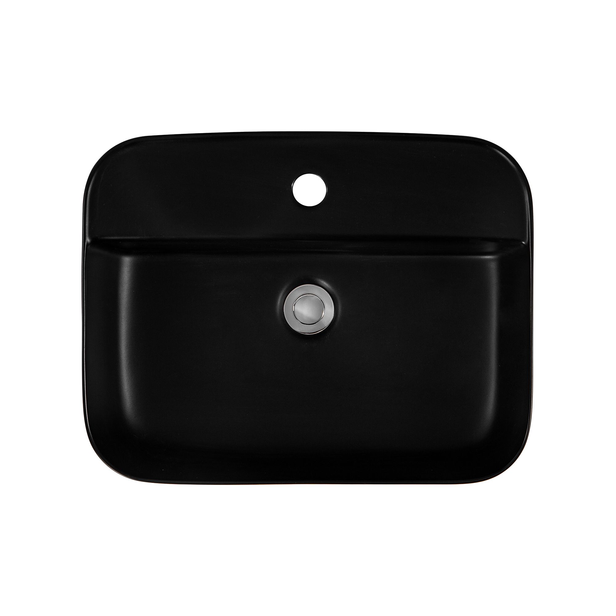 Раковина накладная для установки на столешницу AQUATEK ВЕГА  AQ5506-MB 500*395*140, с отверстием под смеситель, матовый черный Раковина накладная для установки на столешницу AQUATEK ВЕГА  AQ5506-MB 500*395*140, с отверстием под смеситель, матовый черный