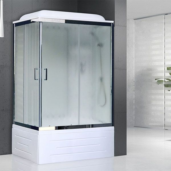 Душевая кабина Royal Bath BP 120х80 RB8120BP6-WC-CH-R стекло матовое задняя стенка Белая Душевая кабина Royal Bath BP 120х80 RB8120BP6-WC-CH-R стекло матовое задняя стенка Белая