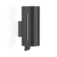 Дозатор для жидкого мыла, Decor Walther, DW, механический (нажимной), ширина, мм-70, глубина, мм-82, высота, мм-167, тип установки-настенный, цвет колбы-черный матовый, цвет дозатора-черный матовый