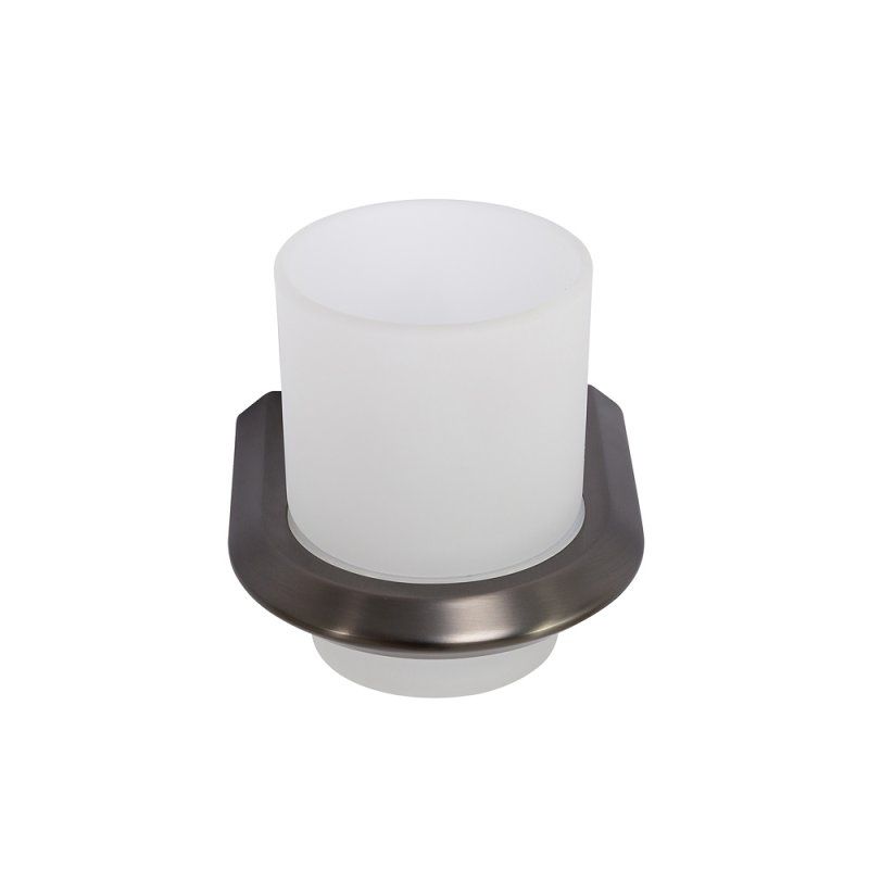 LINER-TUMS-GM Стакан подвесной, стекло, исполнение оружейная сталь, артикул LINER-TUMS-GM