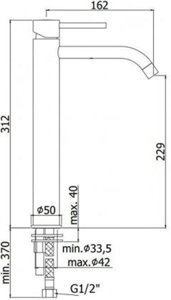 Смеситель для раковины Paffoni Light LIG081ST