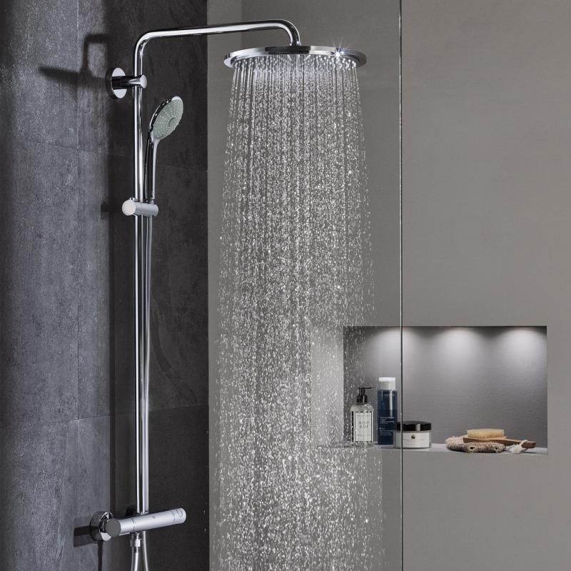 Душевая система GROHE Euphoria 310 с термостатическим смесителем, хром (26075000) Душевая система GROHE Euphoria 310 с термостатическим смесителем, хром (26075000)