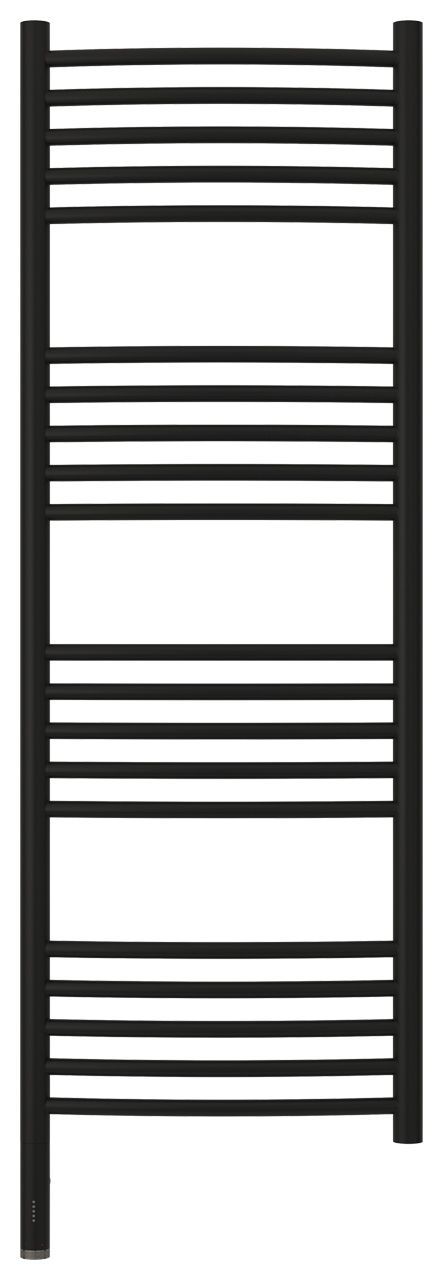 Полотенцесушитель электрический "БОГЕМА 3.0" 1200х400 / МЭМ левый (Матовый чёрный)