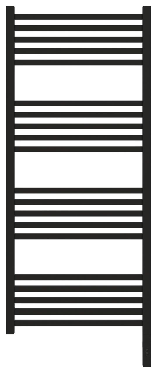 Полотенцесушитель электрический "МОДУС 3.0" 1200х500 / МЭМ правый (Матовый чёрный)