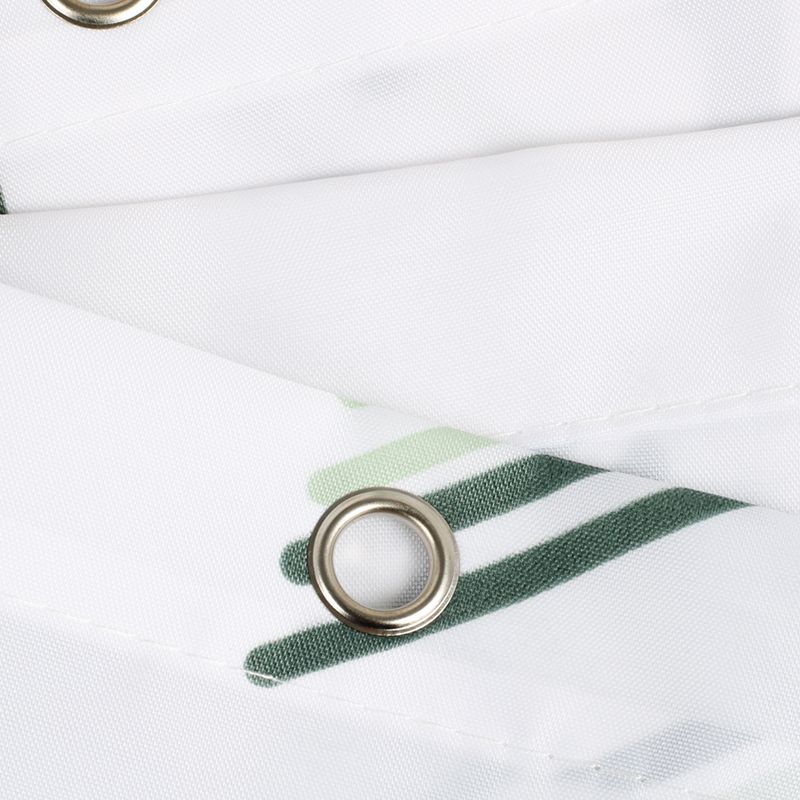 Штора для ванной комнаты FIXSEN DESIGN FX-1510, белый/зеленый, артикул FX-1510