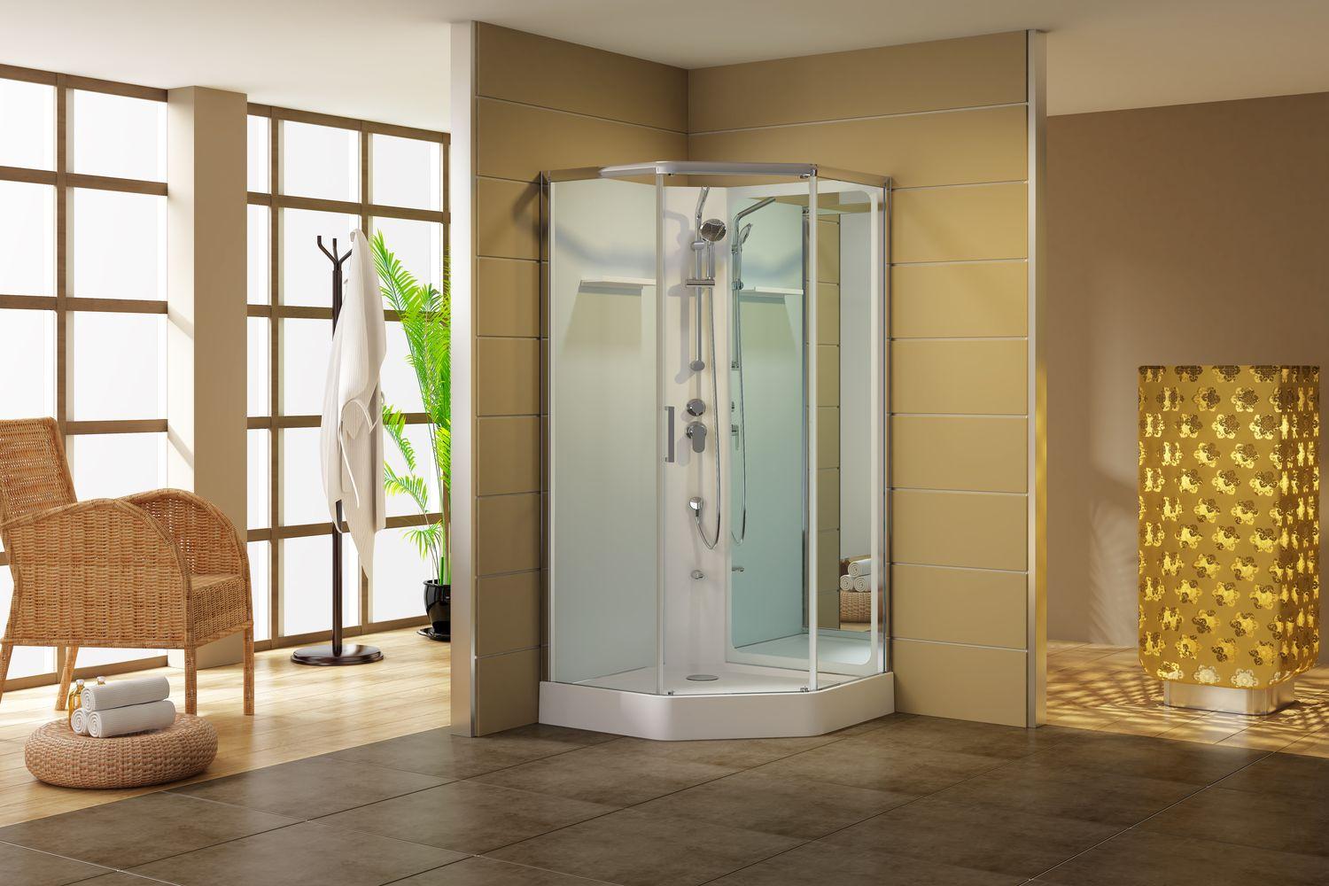 Душевая кабина Aquanet Passion P 2.0 90x90, прозрачное стекло Душевая кабина Aquanet Passion P 2.0 90x90, прозрачное стекло