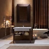 KERASAN Bentley Ножки из дерева для раковины - 2 штуки, цвет темный ясень