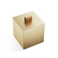 Decor Walther DW 3650 Бокс универсальный 8.5x8.5x11см, с крышкой, цвет: матовое золото