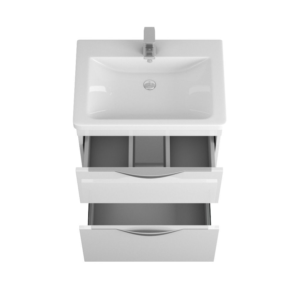 Тумба Sjel stor 65, белый лак