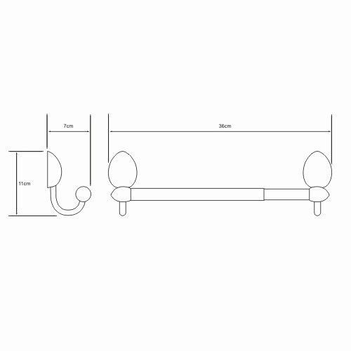 Аксесс Weser K-8622, 32см Держатель д/бумажных полотенец (блистер), хром, WasserKRAFT Аксесс Weser K-8622, 32см Держатель д/бумажных полотенец (блистер), хром, WasserKRAFT