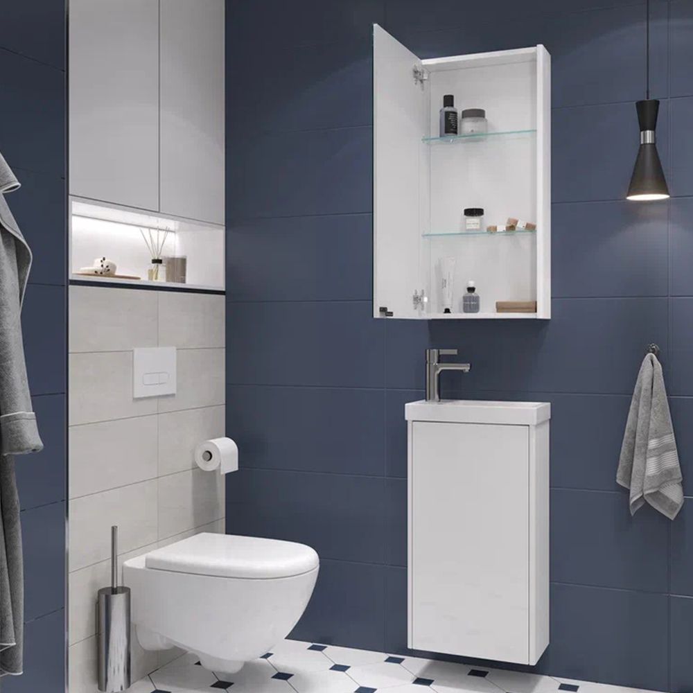 Тумба под раковину подвесная Velvex Klaufs tp.KLA.COM.40.1D, 40 см, артикул tp.KLA.COM.40.1D