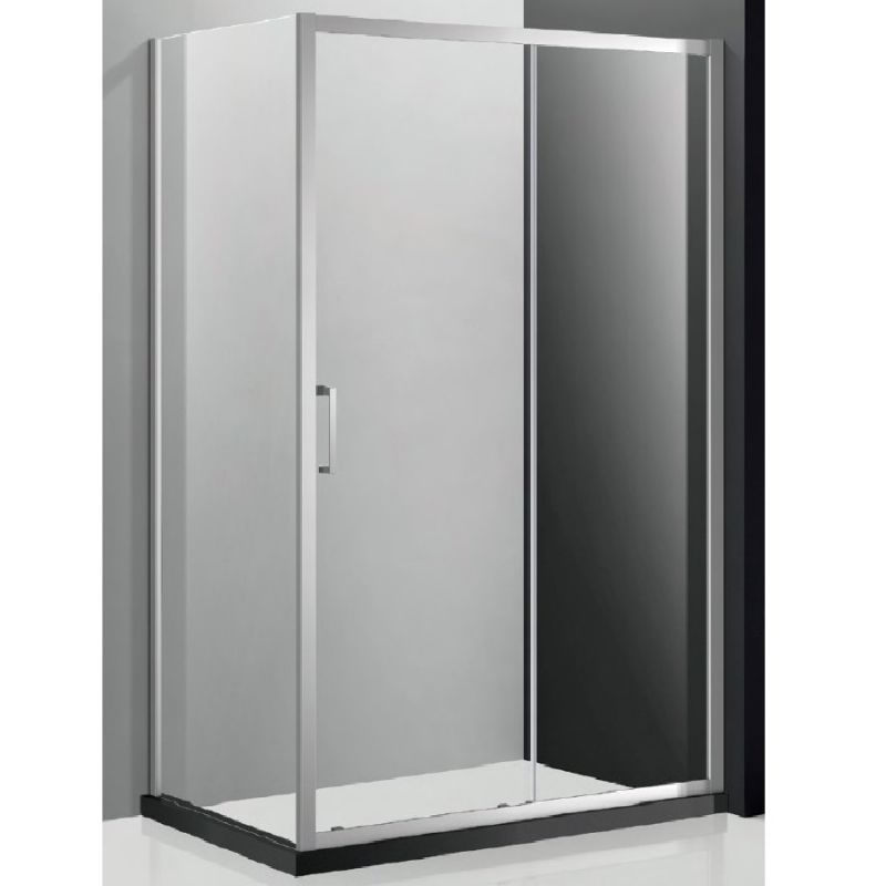 Душевая стенка Cezares Molveno FIX 80 MOLVENO-FIX-80-C-Cr-IV профиль Хром стекло прозрачное