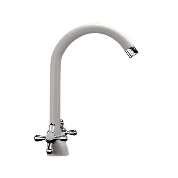 Смеситель для кухни Ulgran U-012-331, белый