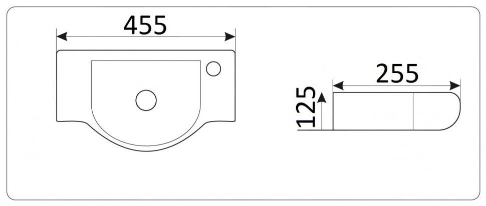 Умывальник CeramaLux 9306