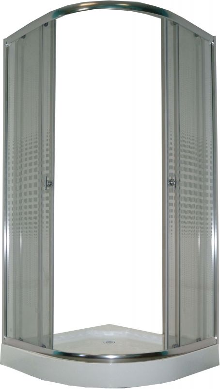 Душевой уголок Parly Z911 90х193 профиль Полированный алюминиевый стекло прозрачное