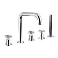 REVERSA См-ль на борт ванны, на 5 отв., хром