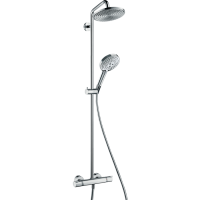 Душевая стойка, Hansgrohe, Raindance S, смеситель-есть, тип открывания воды-двухвентильный, тип регулирования воды-термостатический картридж, верхний душ-есть, форма верхнего душа-круглая, размер верхнего душа-240, держатель верхнего душа-есть, вынос, мм- Душевая стойка, Hansgrohe, Raindance S, смеситель-есть, тип открывания воды-двухвентильный, тип регулирования воды-термостатический картридж, верхний душ-есть, форма верхнего душа-круглая, размер верхнего душа-240, держатель верхнего душа-есть, вынос, мм-