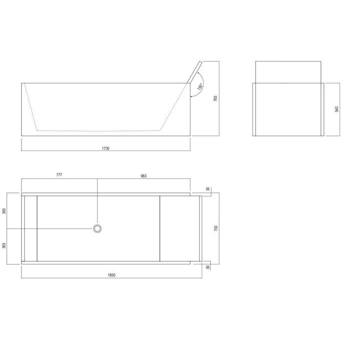 AGAPE FACE A FACE Ванна 1850х730х540/765 мм., отдельностоящая, с сифоном, мрамор Bianco Carrara AGAPE FACE A FACE Ванна 1850х730х540/765 мм., отдельностоящая, с сифоном, мрамор Bianco Carrara
