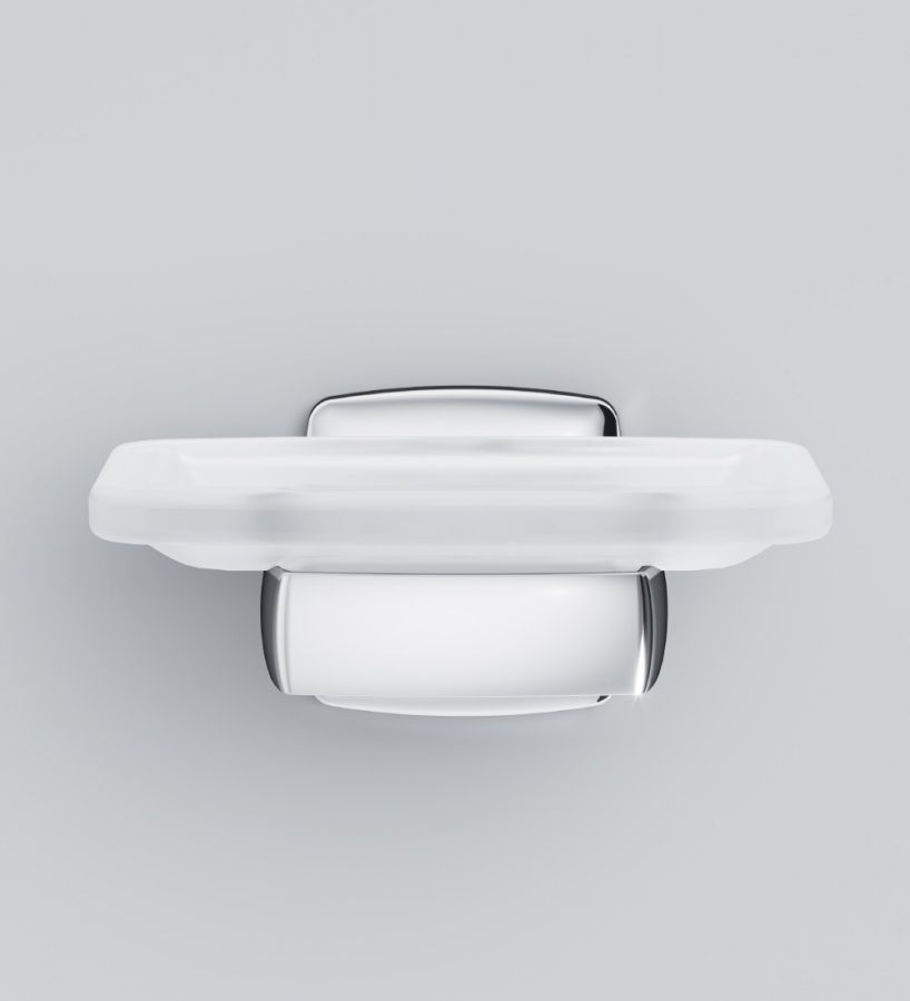 A9034200 Gem, Стеклянная мыльница с настенным держателем A9034200 Gem, Стеклянная мыльница с настенным держателем