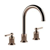 GESSI VENTI20 Смеситель для раковины на 3 отверстия, высота излива 168 мм., в комплекте с донным клапаном, цвет Copper PVD