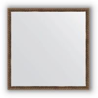 Зеркало Evoform Definite 58х58 Витая бронза