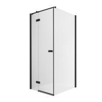 Душевое ограждение NEW TRENDY REFLEXA BLACK L 80x120x200 EXK-1334/EXK-0299 (черный)