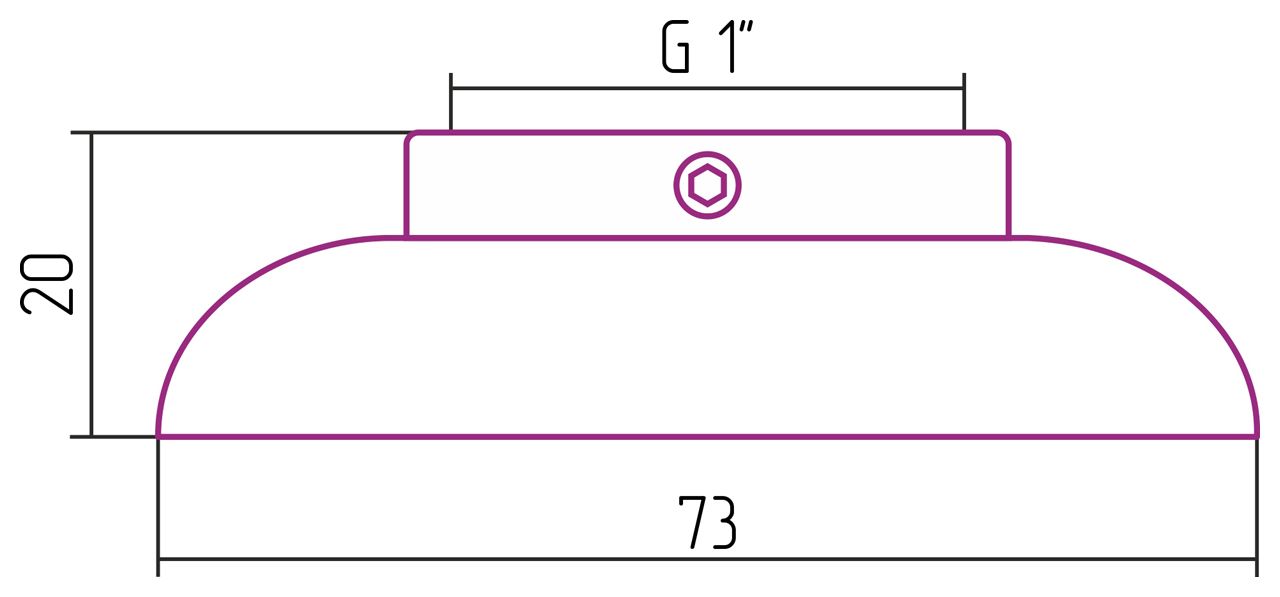 Отражатель декоративный н/ж "СТИЛЬЕ" (d вн. - 1") (Чёрный) Отражатель декоративный н/ж "СТИЛЬЕ" (d вн. - 1") (Чёрный)