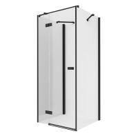 Душевое ограждение NEW TRENDY REFLEXA BLACK L 120x110x200 EXK-1399 (черный)