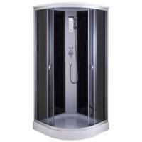 Душевая кабина Niagara Classic NG-6501-14 90х90 профиль Хром задняя стенка Черная Душевая кабина Niagara Classic NG-6501-14 90х90 профиль Хром задняя стенка Черная