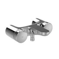 FIMA|Carlo Frattini Texture Collection Смеситель для ванны внешнего монтажа, ручки "H", без накладок, цвет хром