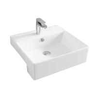 Artceram QUADRO Semincasso Раковина накладная полувстраиваемая 50х48 см, с 1 отв под смеситель, со слив переливом, цвет белый. Artceram QUADRO Semincasso Раковина накладная полувстраиваемая 50х48 см, с 1 отв под смеситель, со слив переливом, цвет белый.