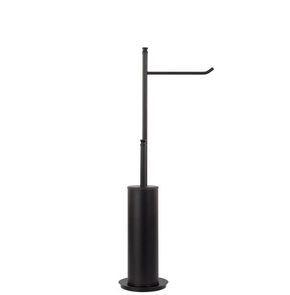 Stil Haus Hashi, стойка h63 см: бумагодержатель/ерш металлический, цвет чёрный матовый