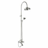 REVIVAL Душ.гарнитур (смеситель для ванны, душ/колонна, шланг, ручная лейка, верхний душ), хром