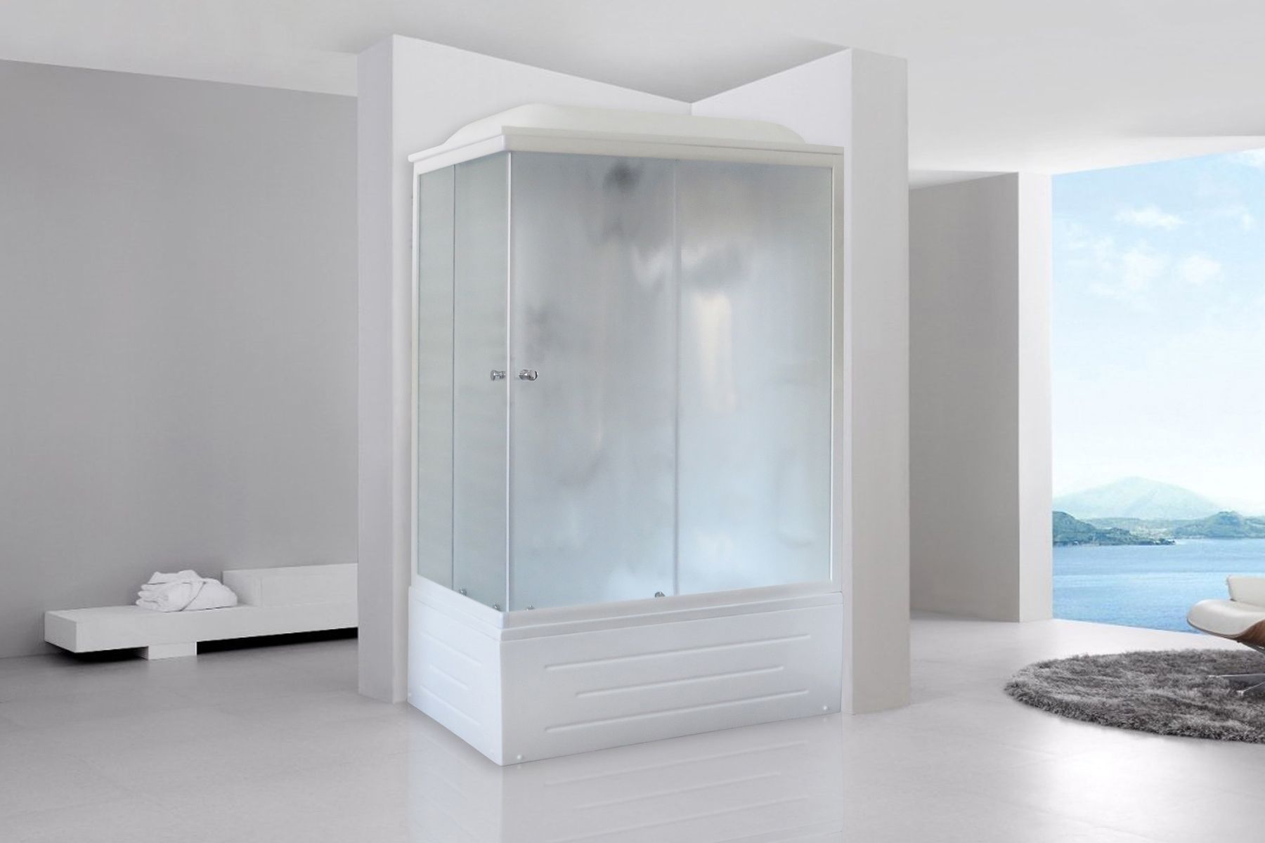 Душевая кабина Royal Bath RB 8100BP1-M (матовое) правая Душевая кабина Royal Bath RB 8100BP1-M (матовое) правая