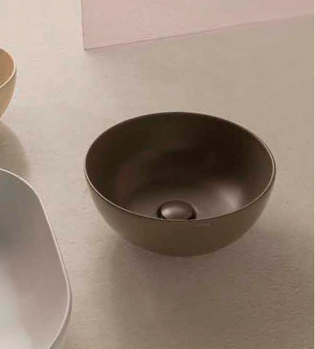 GLOBO T-Edge Раковина-чаша на столешницу D=37см H=16см, цвет Felce