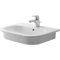 Duravit D-Code Раковина встр., для встраивания сверху, с перел., с 1 отв. под смес., 545x435мм, Цвет: Белый Duravit D-Code Раковина встр., для встраивания сверху, с перел., с 1 отв. под смес., 545x435мм, Цвет: Белый