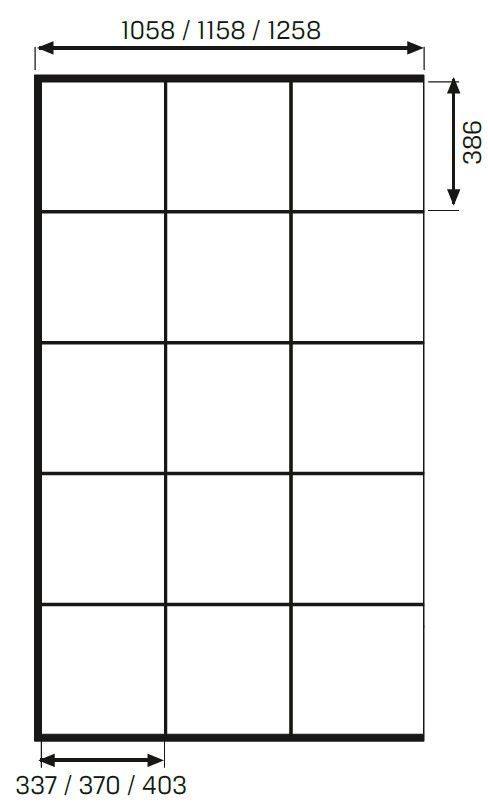 Душевое ограждение NEW TRENDY AVEXA BLACK 110x200 EXK-2024 (черный)