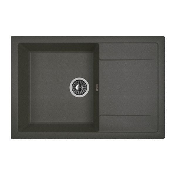 Кухонная мойка Dr. Gans ТЕХНО 25.030.D0760.411, графит
