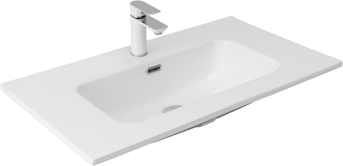 Раковина Aquanet Flat 80 белая матовая Раковина Aquanet Flat 80 белая матовая