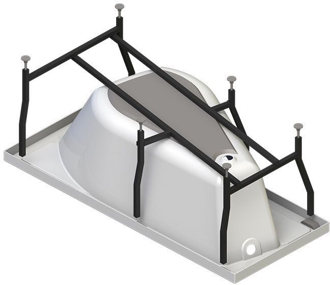 Акриловая ванна Radomir Vannesa Миранда 168x95 L 2-01-0-1-1-209 Белая без гидромассажа