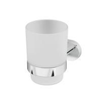A7434300 Sense L, Стеклянный стакан с настенным держателем, хром A7434300 Sense L, Стеклянный стакан с настенным держателем, хром