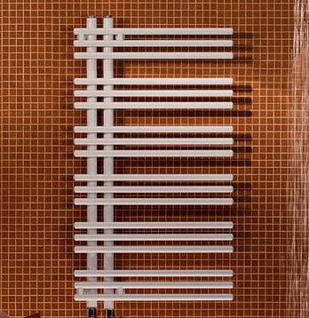 Электрический полотенцесушитель Zehnder Yucca asymmetric YAE-090-050/YD (VD) Белый правый с электропатроном WIVAR и блоком ДУ